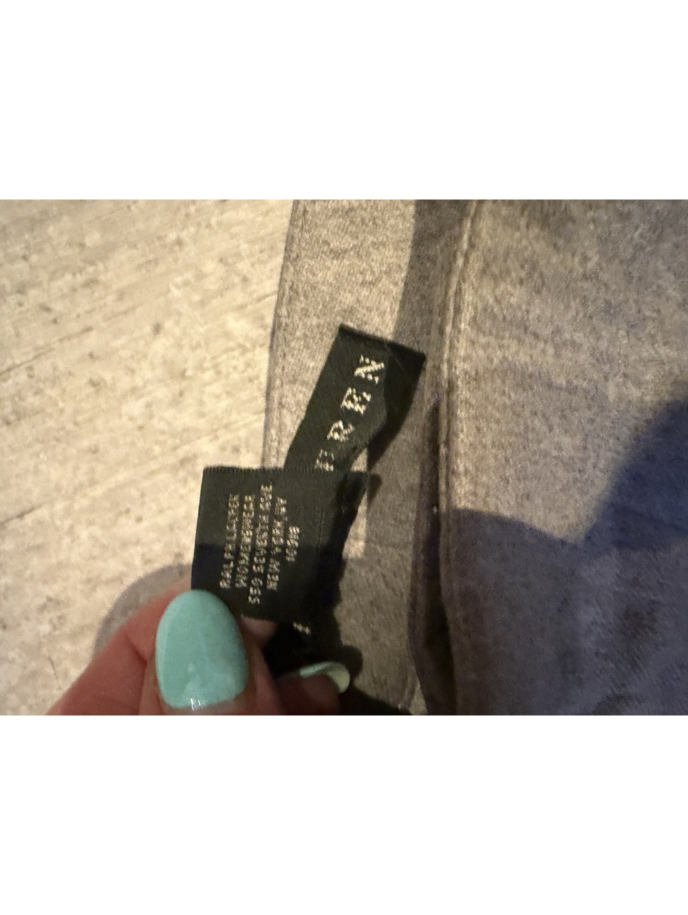 NWOT Ralph Lauren Black Label wool/cashmere grey trouser work pant 8 - Picture 3 of 4